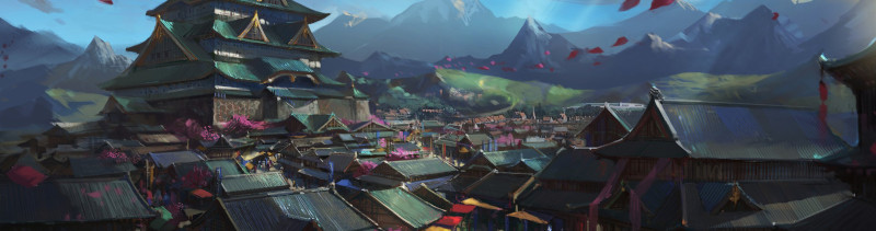 image: Asian style cityscape