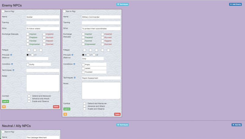 image: NPC Dashboard screenshot